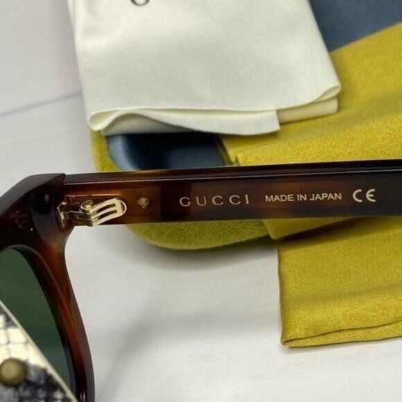 New Auth - GG0671S Sunglasses by Gucci™ Shape: Rectangle, Material: Acetate, - Picture 3 of 12